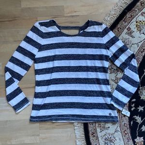Talbots Striped Long-Sleeve Shirt